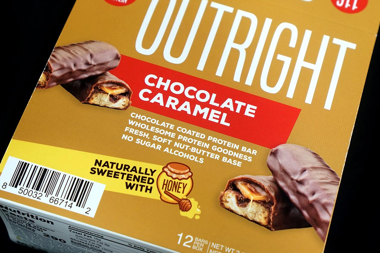 Chocolate Caramel Outright Protein Bar Arnold