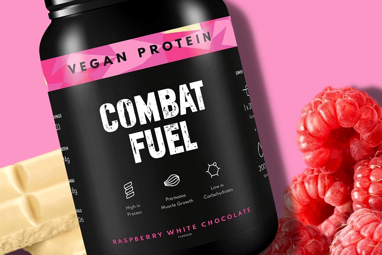 Combat Fuel Raspberry White Chocolate Vegan Protein