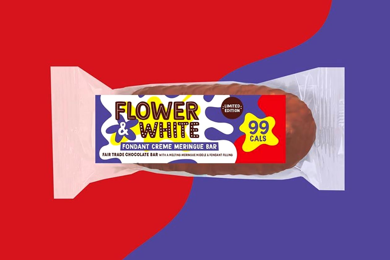 Flower And White Meringue Bar