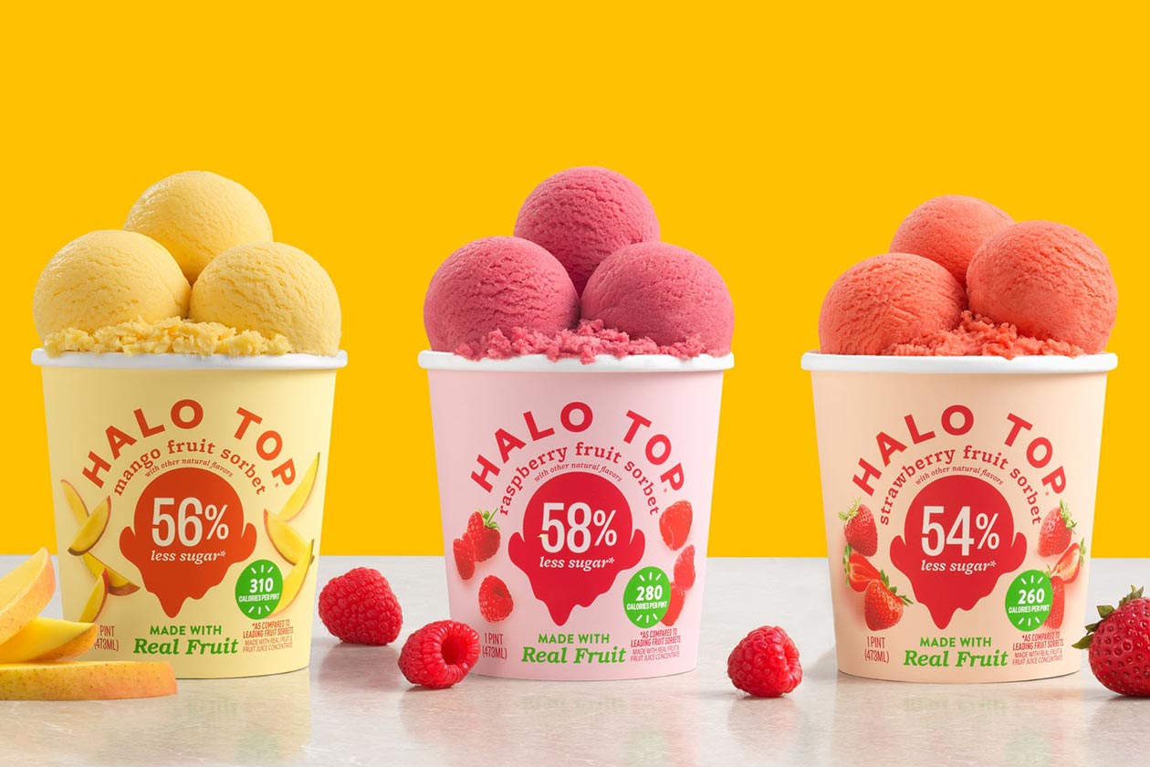 Halo Top Fruit Sorbet