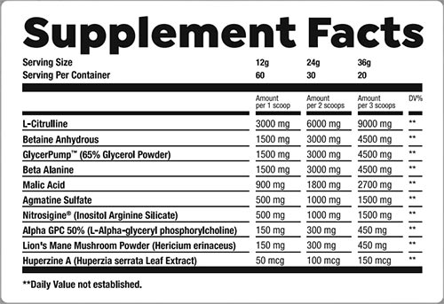 Htlt Pre Pump Label