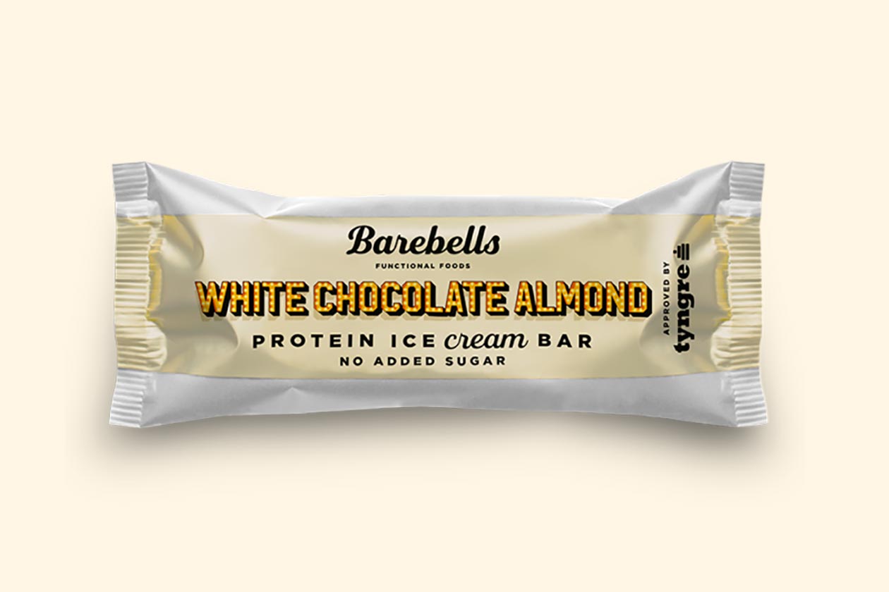 White Chocolate Almond Barebells Protein Ice Cream Bar