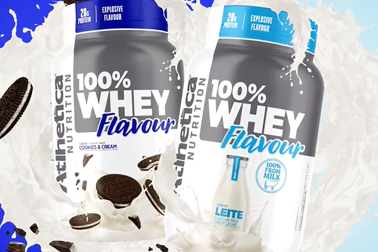 Atlhetica Nutrition Whey Flavor Cookies And Milk