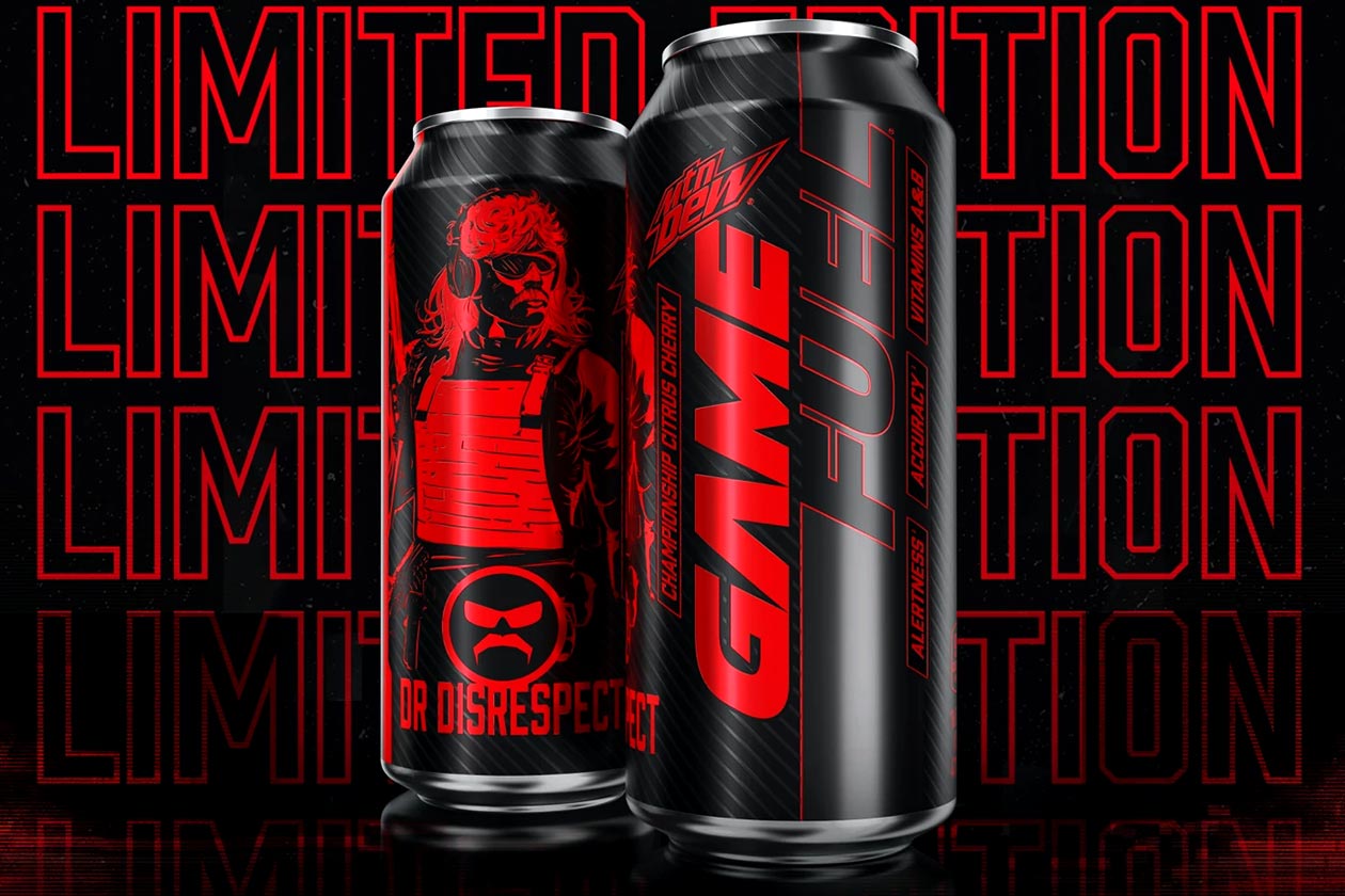 Dr Disrespect Championship Cirtus Cherry Mtn Dew Game Fuel