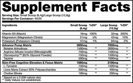 Dragon Pharma Mr Veinz Label