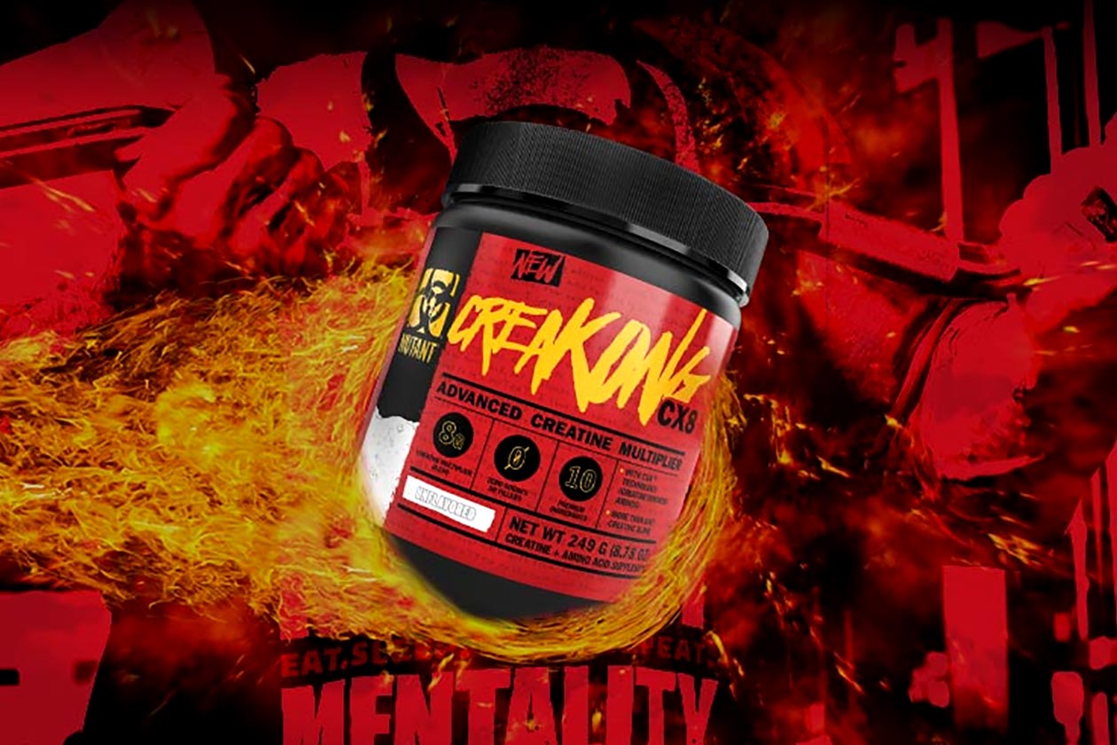 Mutant adds aminos for its more complex multi-creatine Ceakong CX8