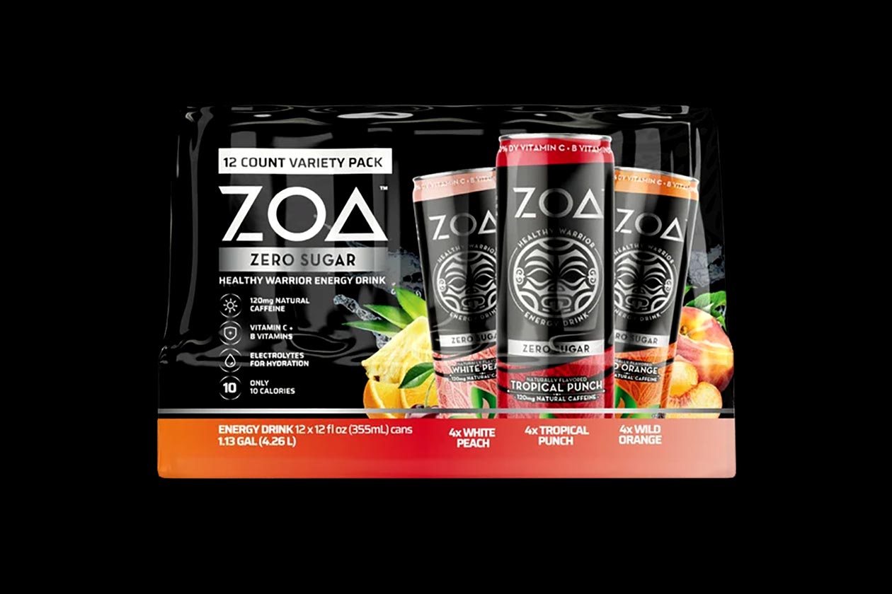 Zoa Energy Drink 12oz Variety Pack