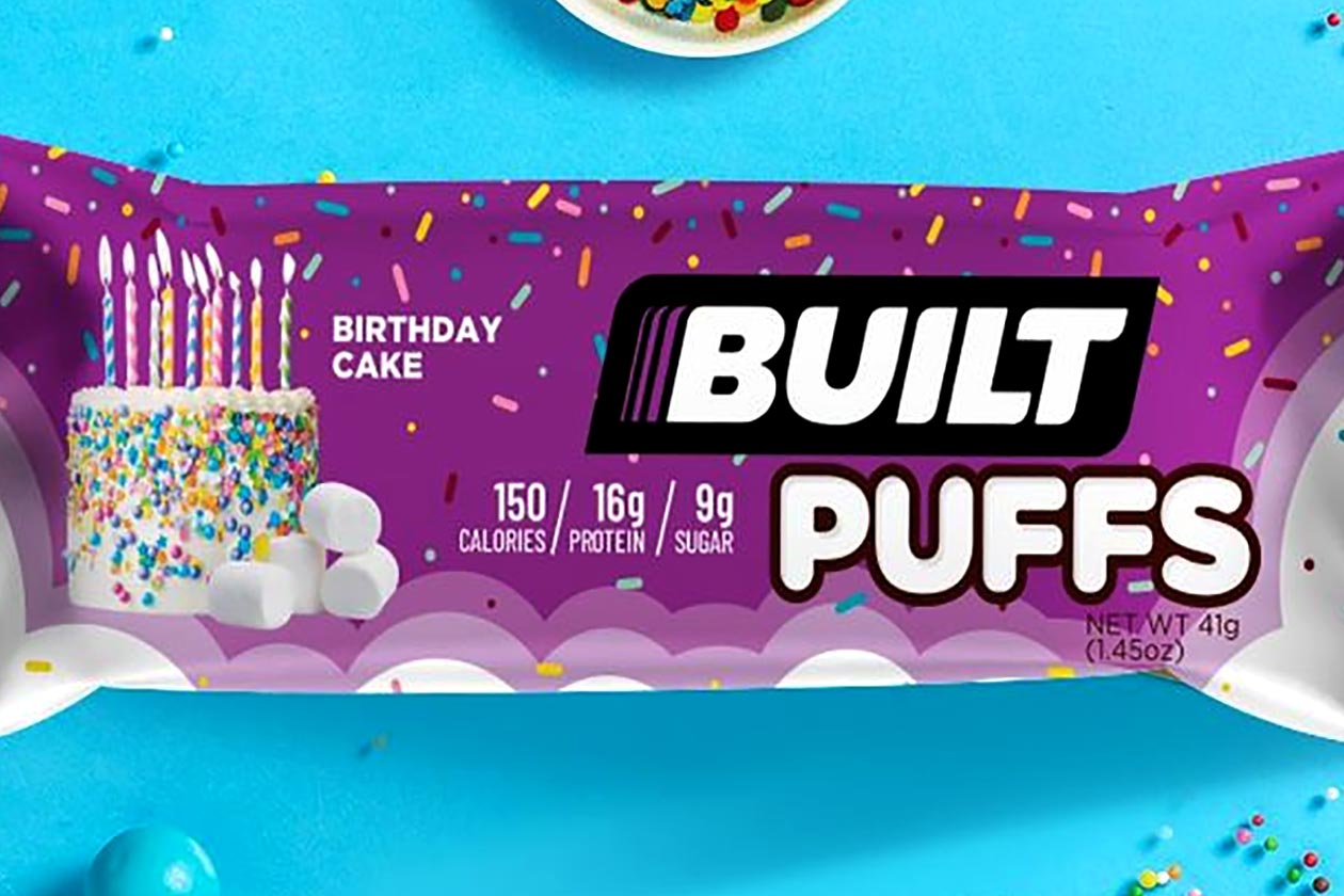 Birthday Cake Built Puffs