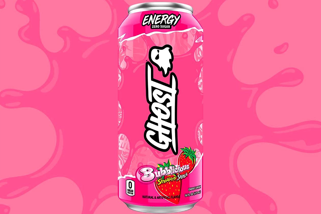 Bubblicious Strawberry Splash Ghost Energy
