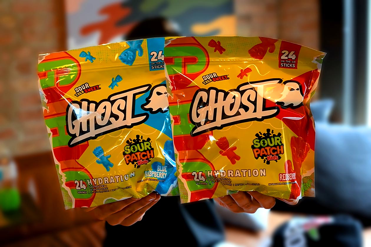 Stick pack version of Ghost Hydration is on the way in authentic Sour Patch Kids flavors
