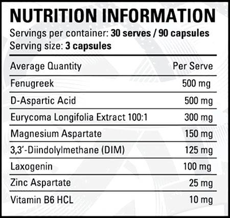 Legit Test Booster Label