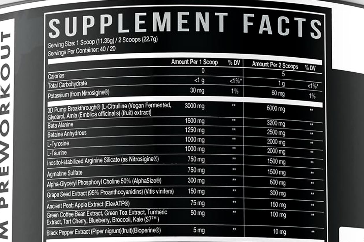 Primeval Labs Ape Shit Max Pump Label