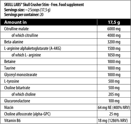 Skull Labs Skull Crusher Stim Free