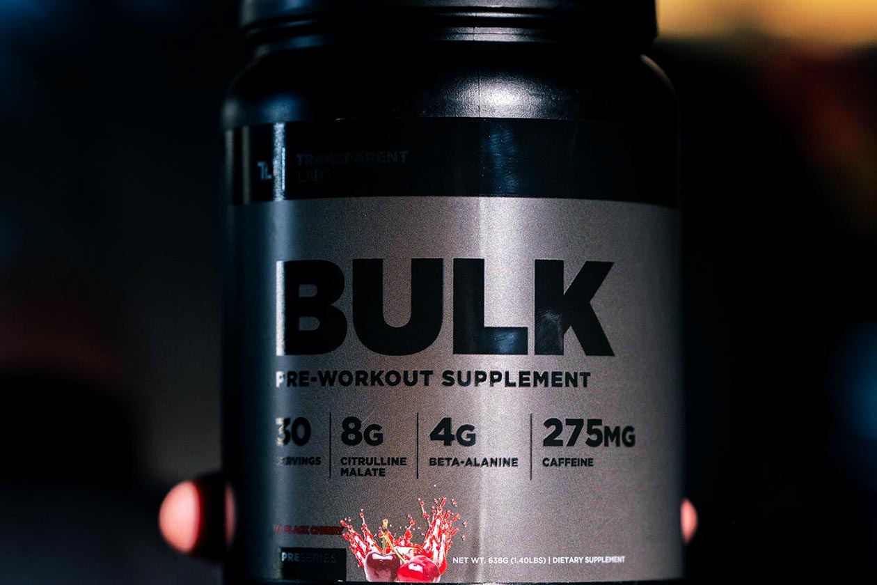 Bulk Pre-Workout Supplements - Black Cherry (1.55 Lbs. / 30 Servings) by  Transparent Labs at the Vitamin Shoppe