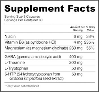 Vital Performance Sleep Capsules Label