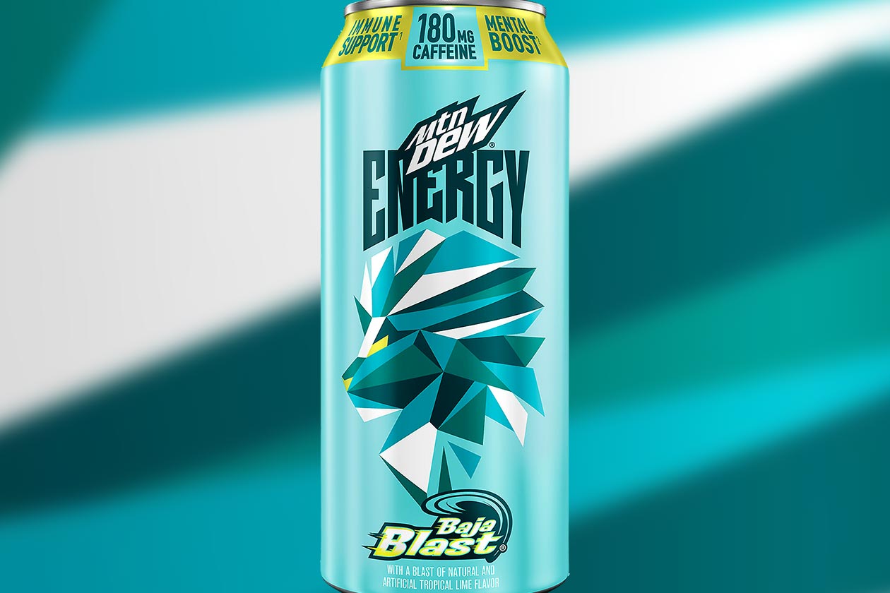 Baja Blast Mtn Dew Energy Drink