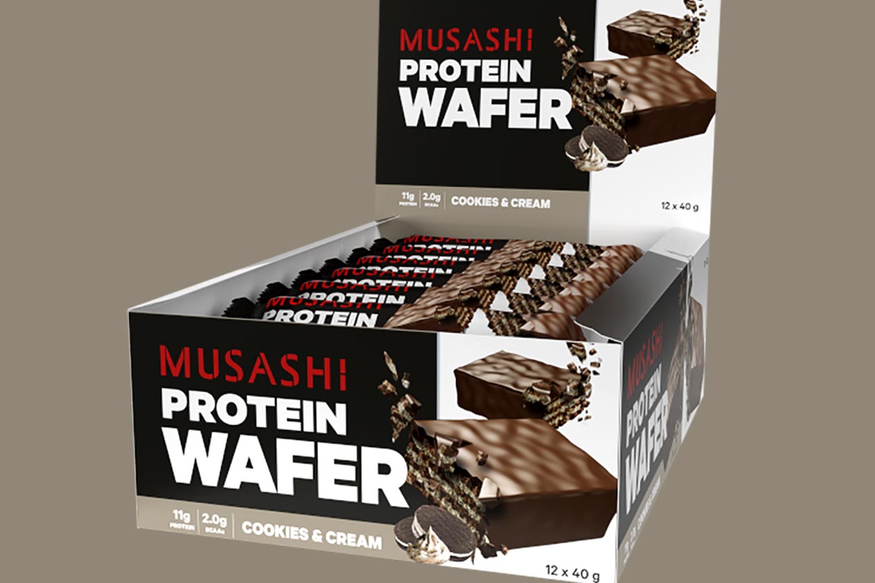 Musashi Cookies Cream Protein Wafer
