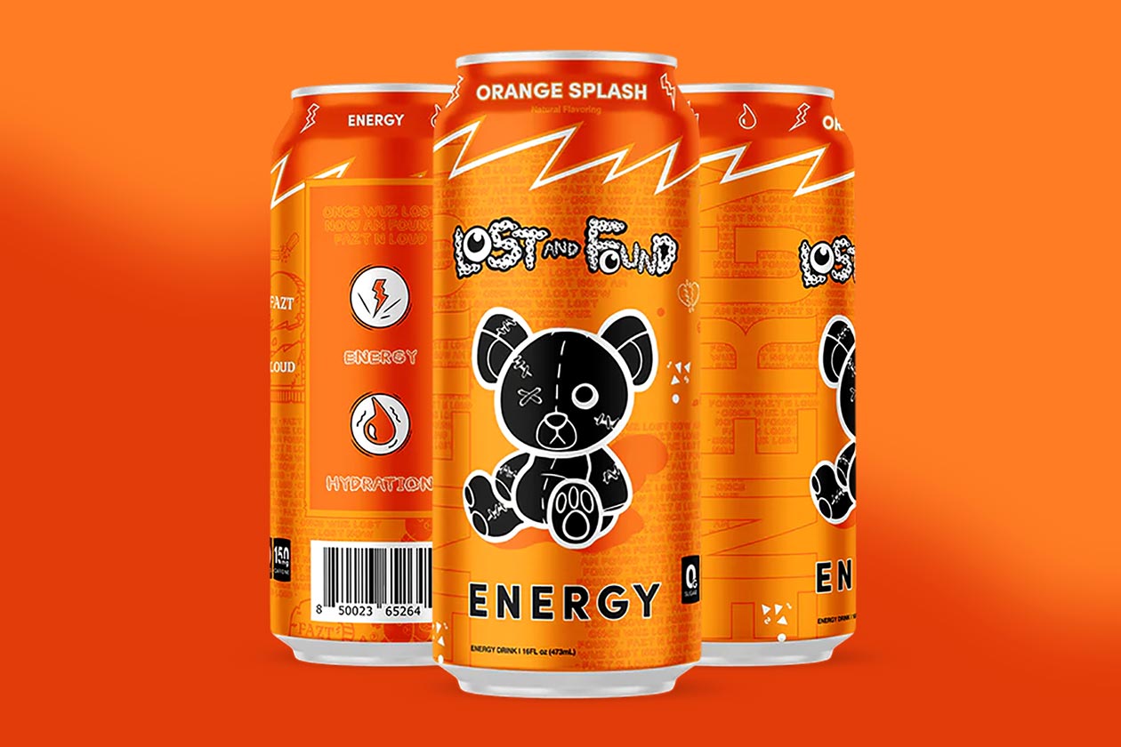 Orange Splash Lost And Found Energy Drink