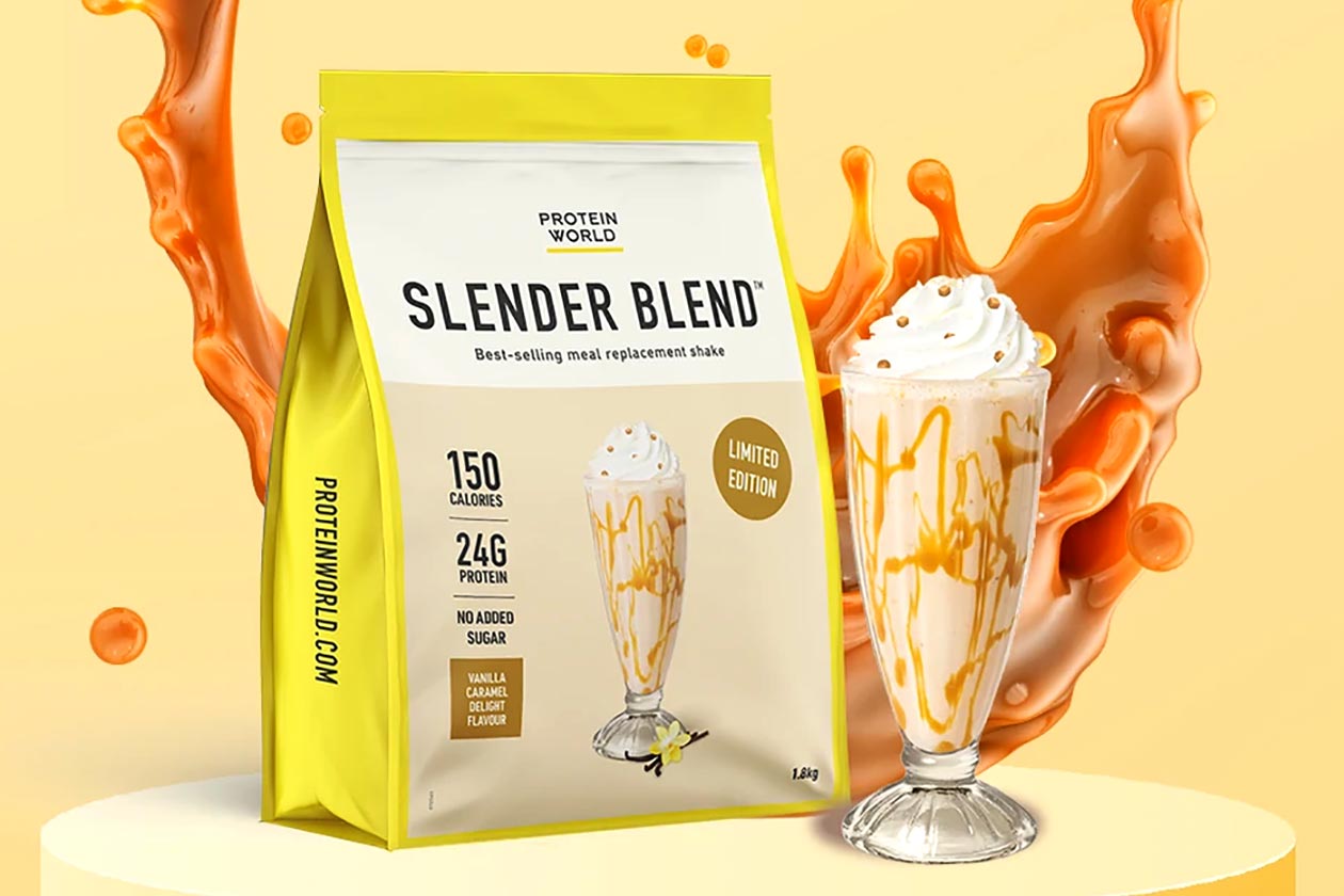 World's limited edition Caramel Delight Slender Blend