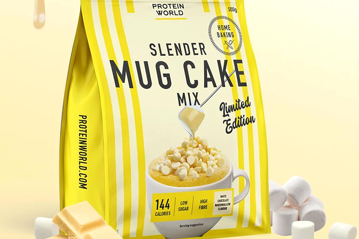 Protein World White Chocolate Marshmallow Slender Mug Cake Mix