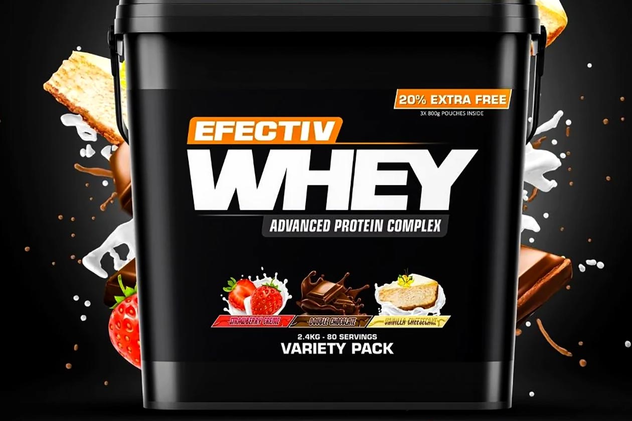 Efectiv Whey Variety Bucket