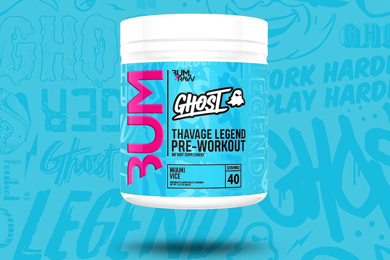 Ghost and Raw Nutrition's limited Thavage Legend Pre-Workout