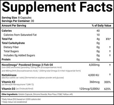 Morphogen Nutrition Morphomega Label