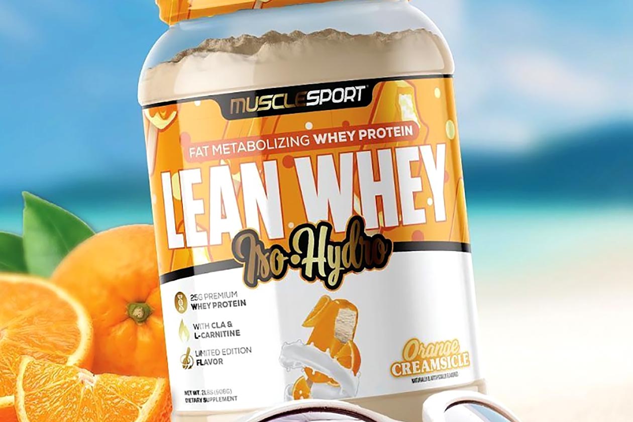 Muscle Sport Orange Creamsicle Lean Whey
