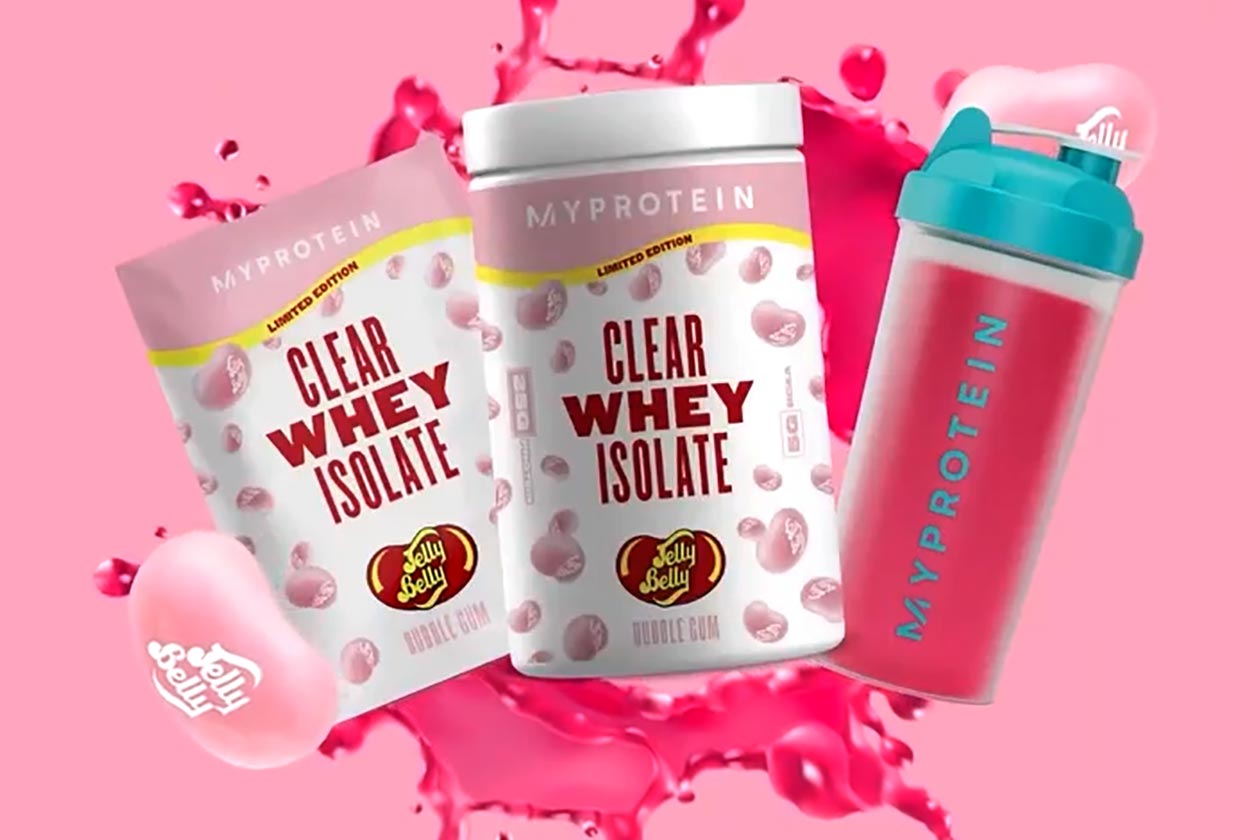 Myprotein X Jelly Belly Clear Whey Isolate Flavors