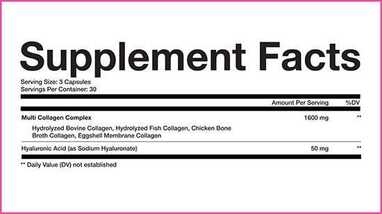 Obvi Multi Collagen Label