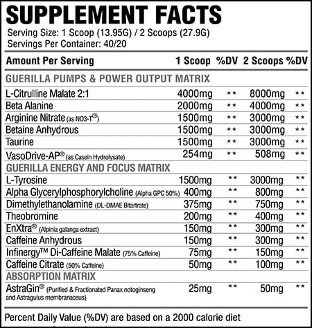 Asc Supplements El Jefe Label