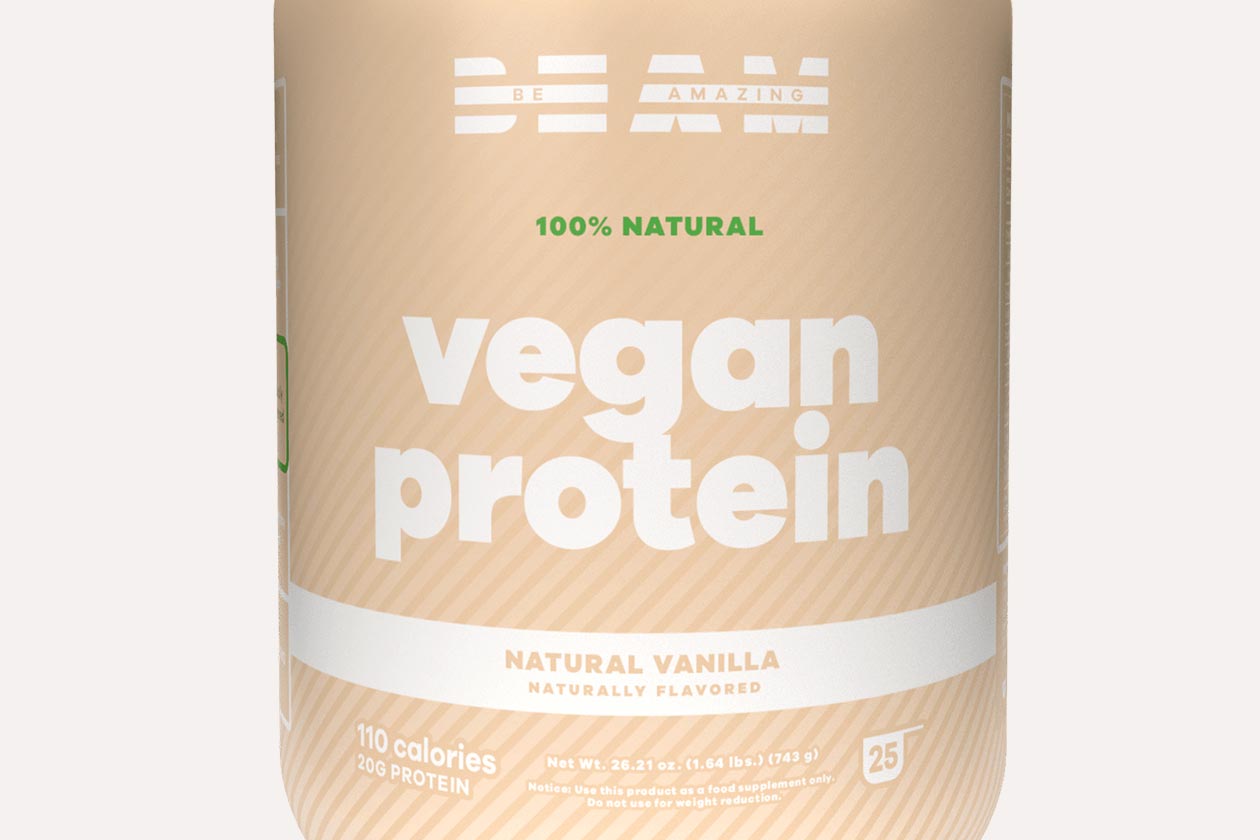 Beam Natural Vanilla Vegan Protein