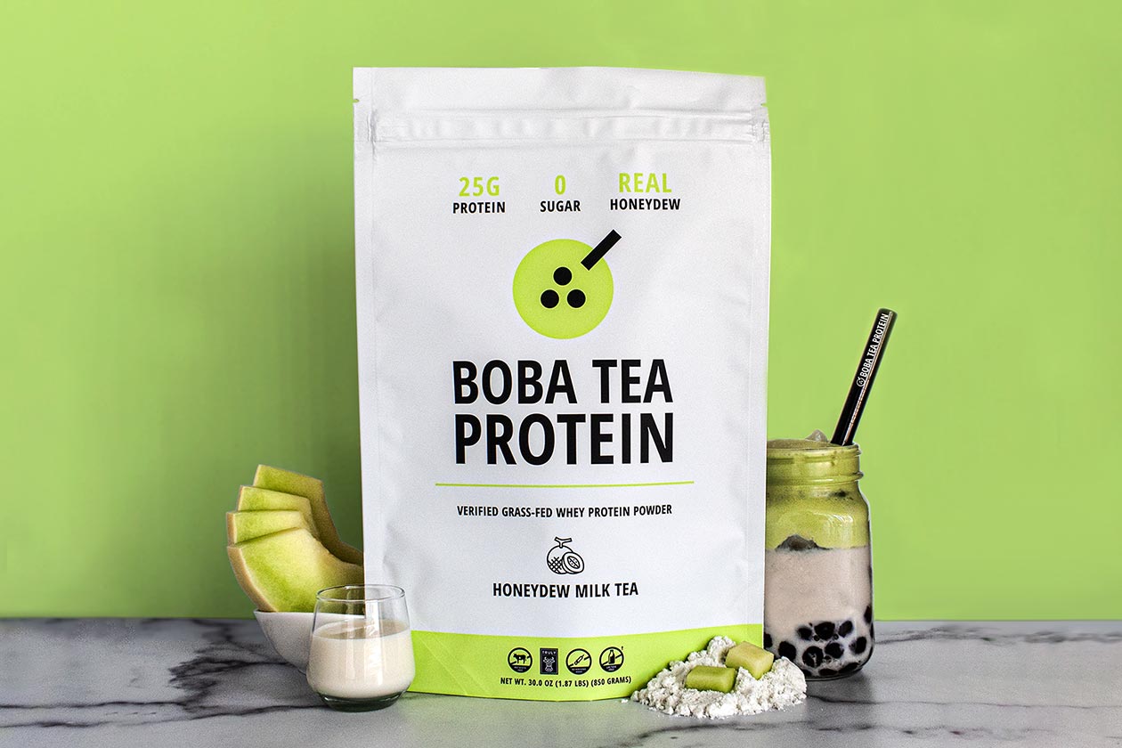 Boba Tea Protein Honeydew Milk Tea
