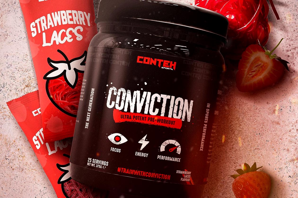 Conteh Sports announces three candy-themed flavors of Conviction