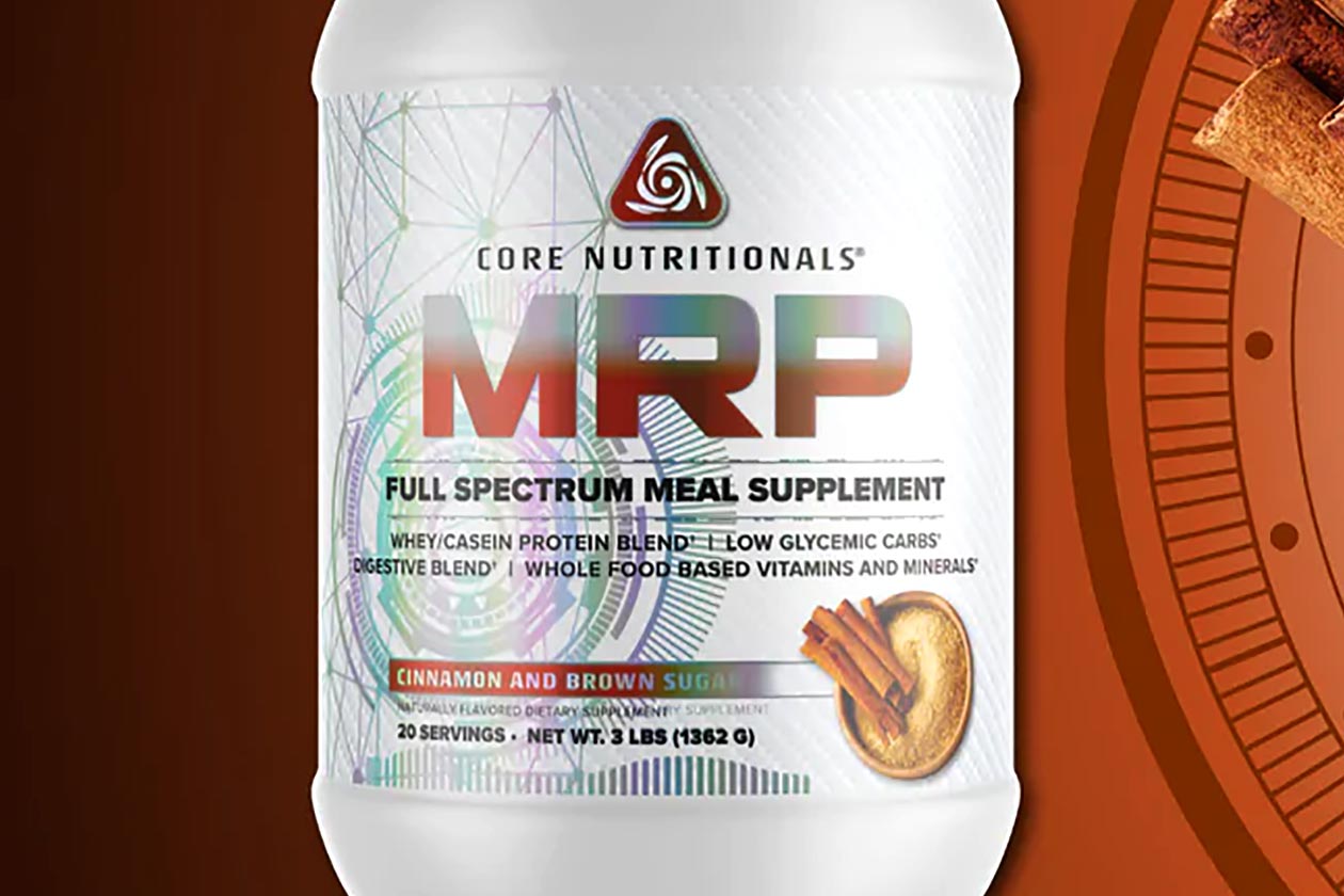 Core Nutritionals cinnamon brown sugar Mrp