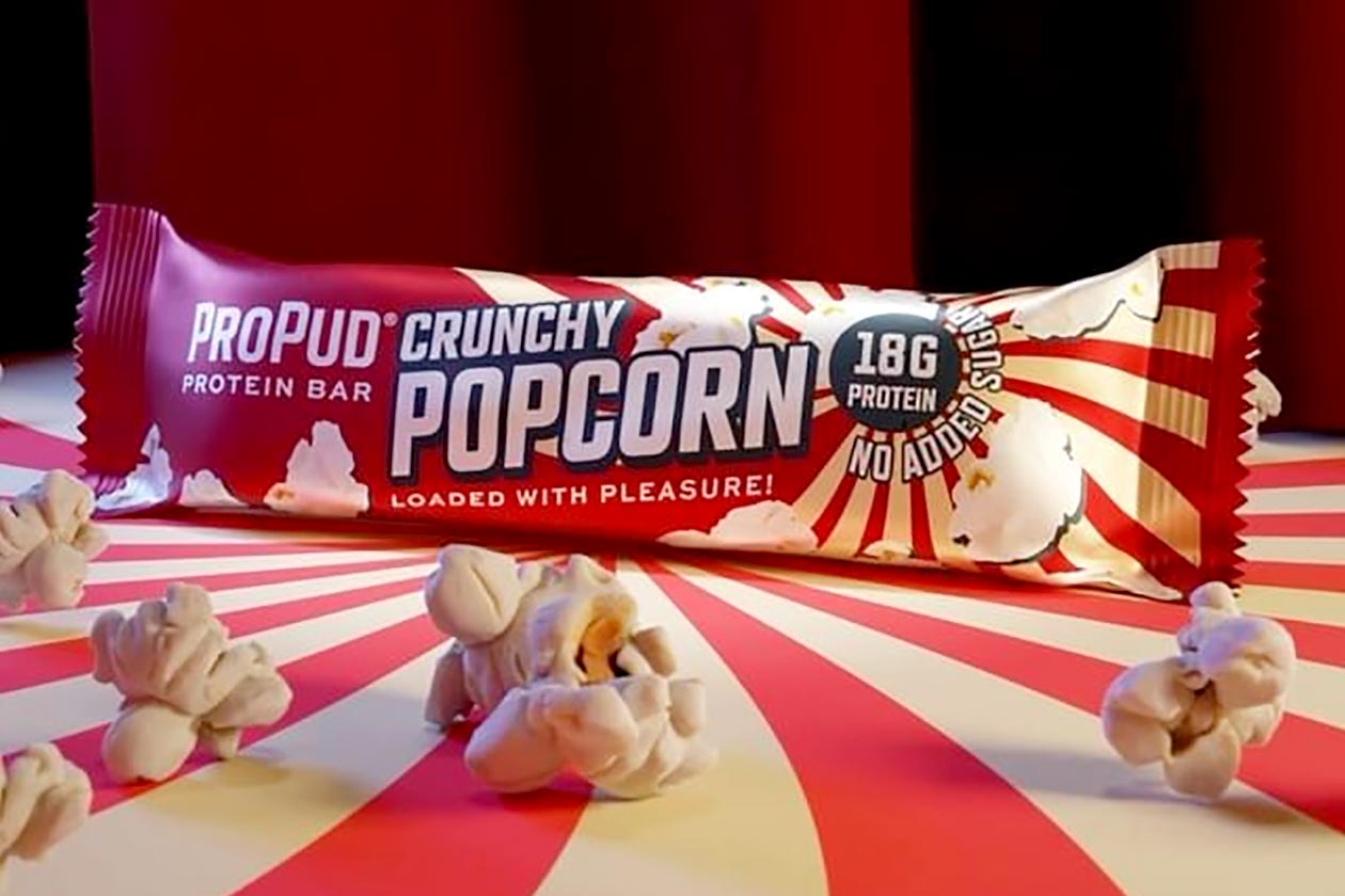 Crunchy Popcorn Propud Protein Bar