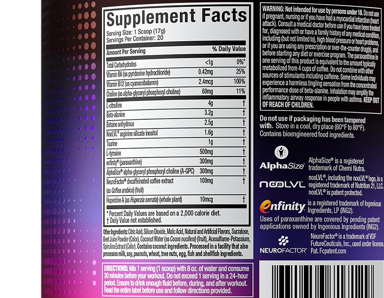 Muscletech Euphoriq Label