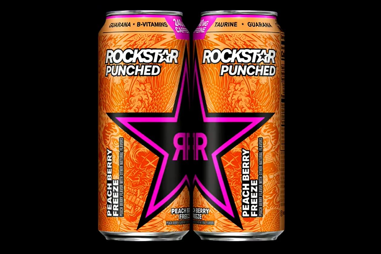Peach Berry Freeze Rockstar Punched