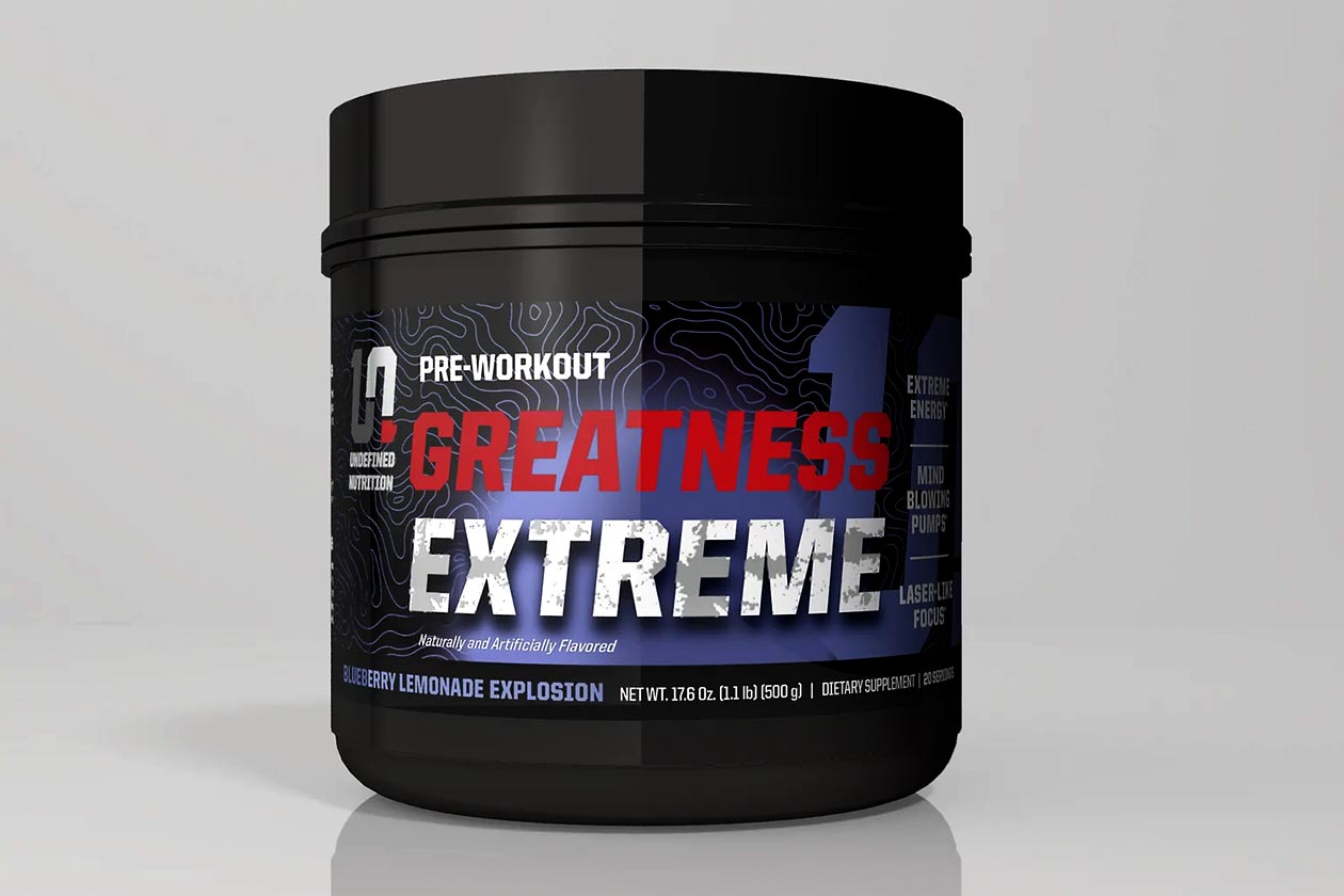 Undefined Nutrition Greatness Extreme