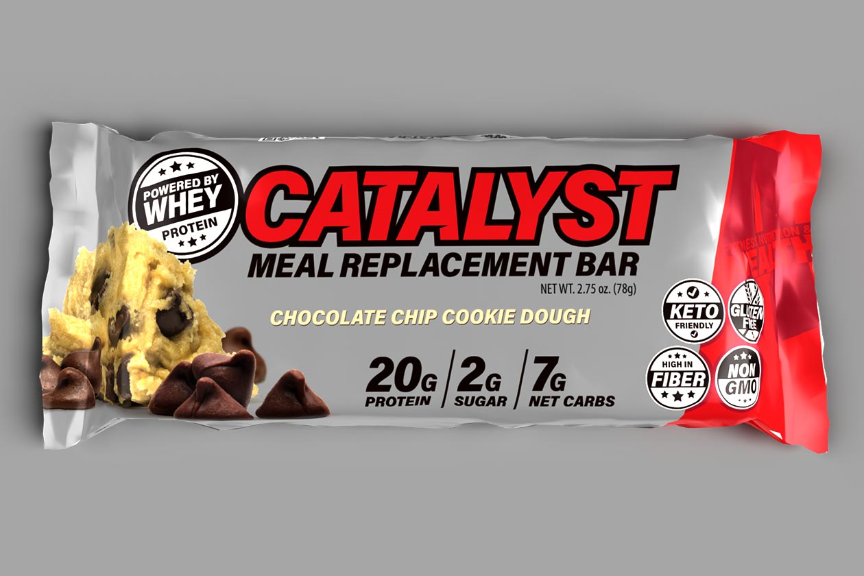 Chocolate Chip Cookie Dough Catalyst Meal Replacement Bar