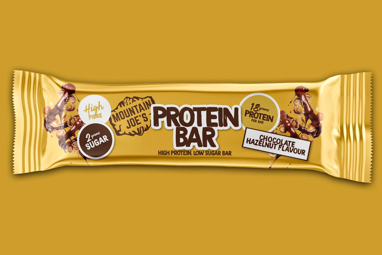 Chocolate Hazelnut Mountain Joes Protein Bar