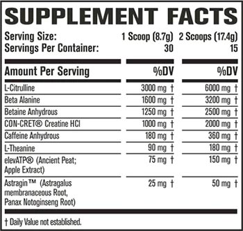 Jacked Factory Nitro Surge Build Label