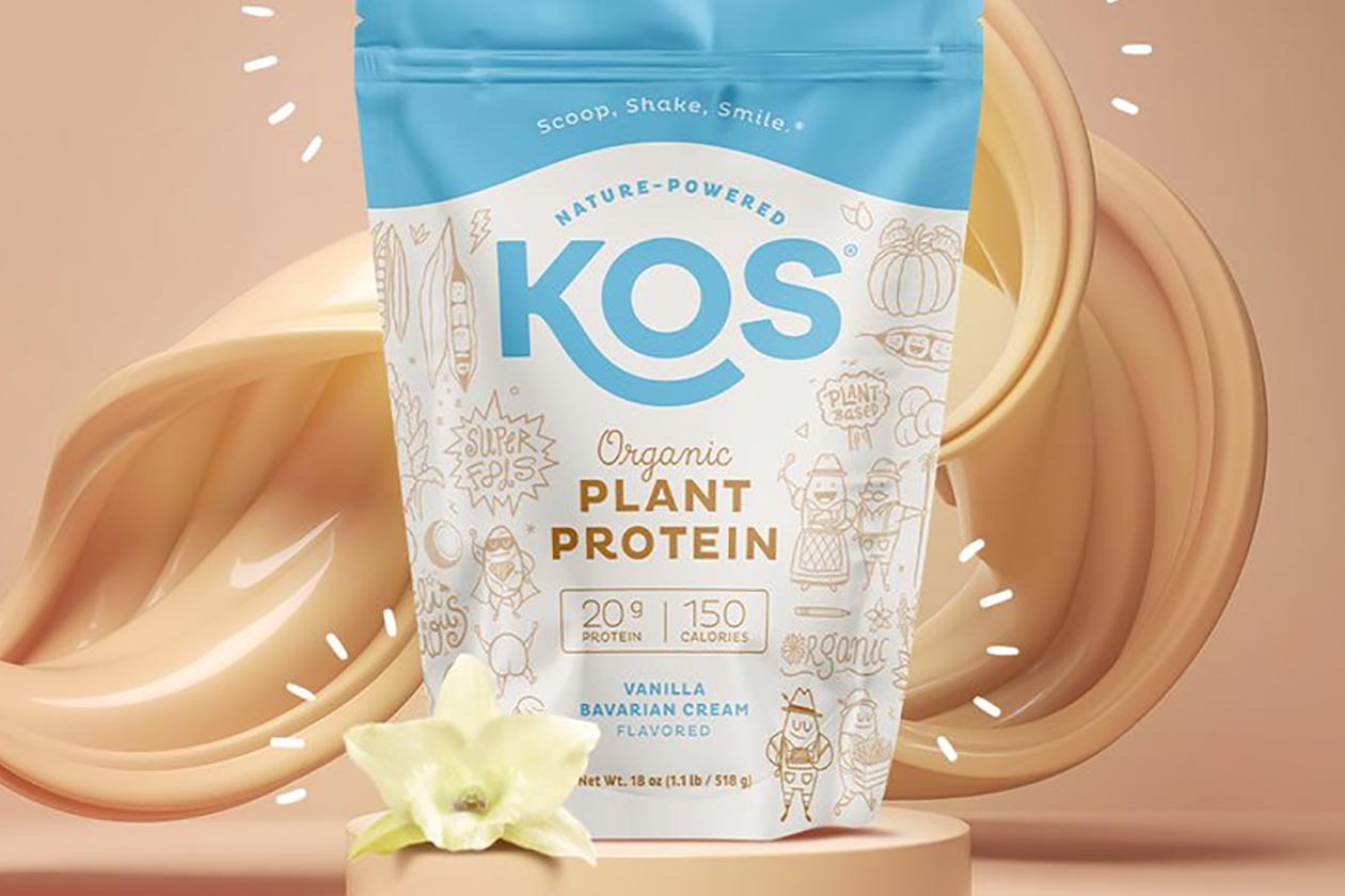 Kos Vanilla Bavarian Cream Plant Protein