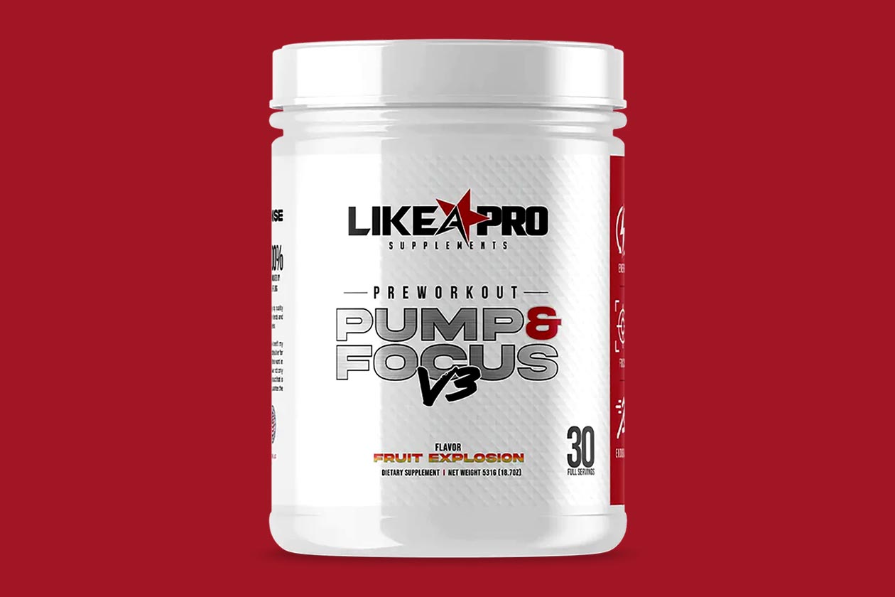 Like A Pro Supplements Pump Focus V3