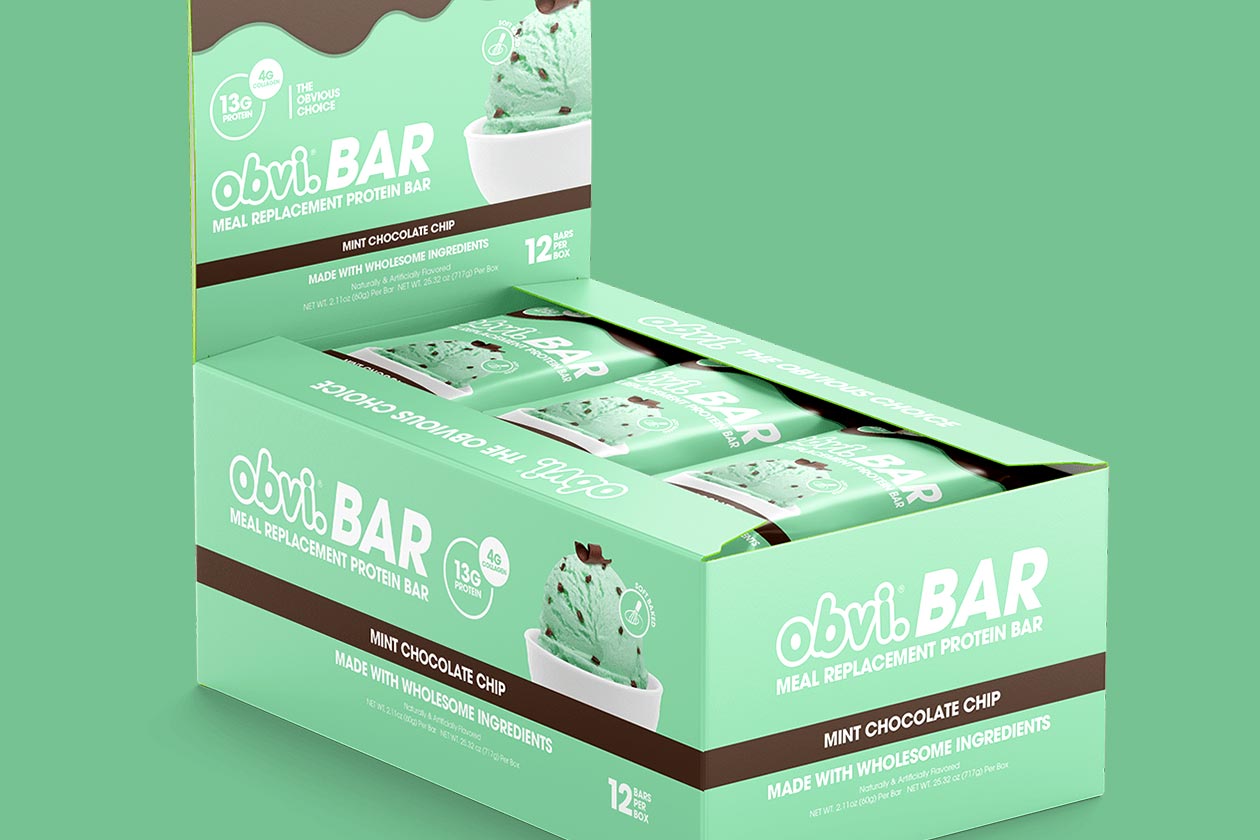 Mint Chocolate Chip Obvi Bar