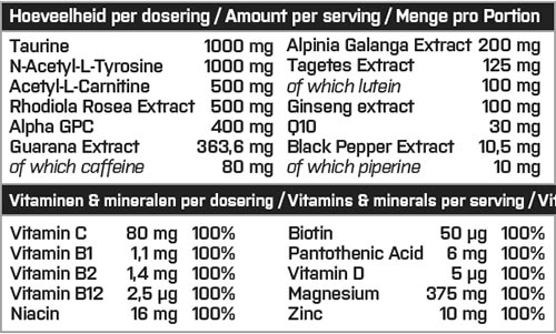 Xxl Nutrition Game On Label