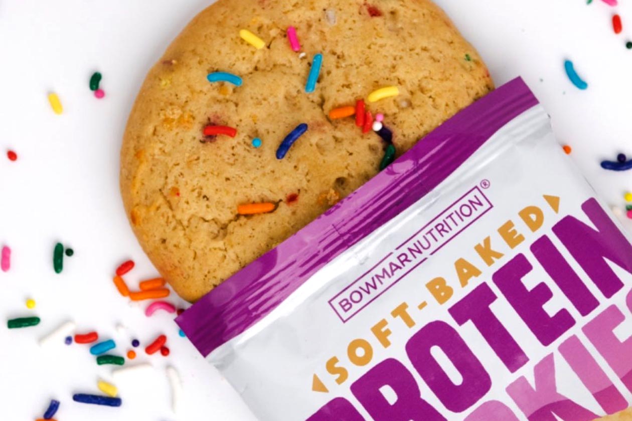 Bowmar Birthday Cake Protein Cookies