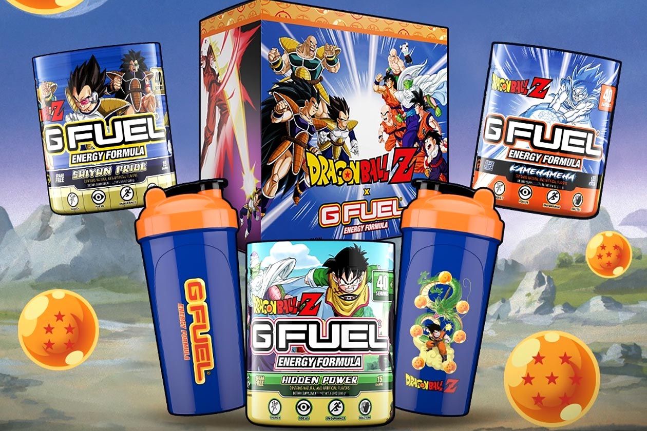 G Fuel and Dragon Ball Z's special edition gaming supplements