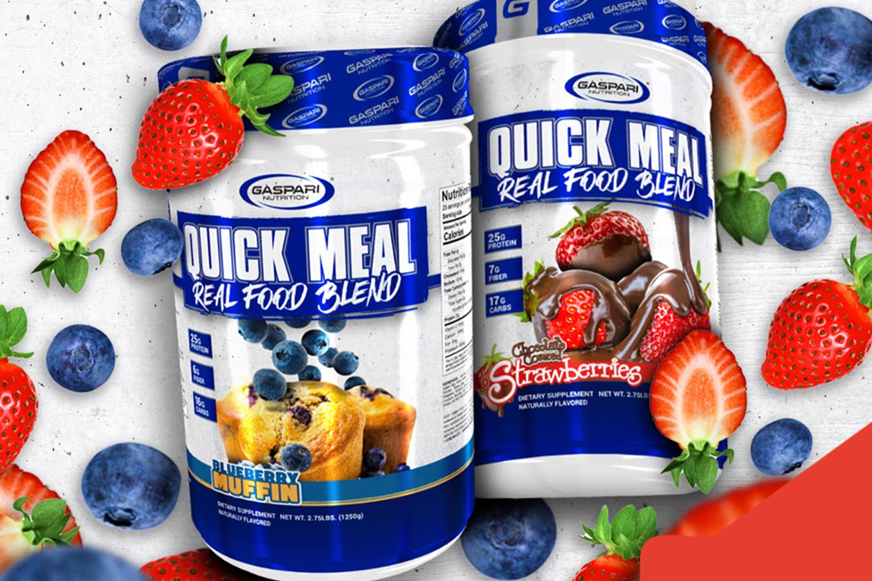 Gaspari Nutrition's Quick Meal made only with real food ingredients