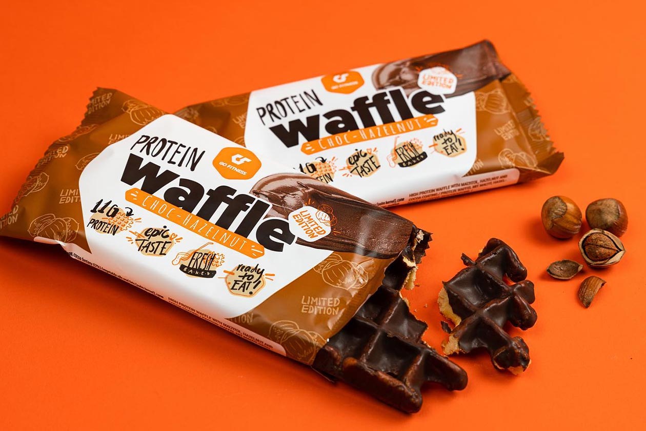 Go Fitness Chocolate Hazelnut Protein Waffle